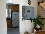 looking in to kitchen