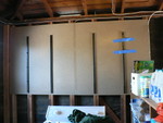 Inside Deck: rails for shelving