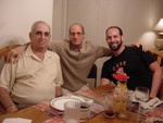 Grandpa Gilbert, Uncle Marc and Brother Adam