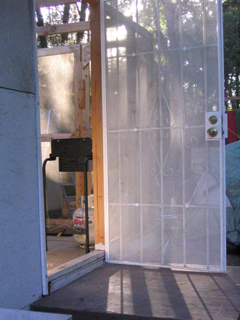 9/04/05 - Backstage Kitchen door