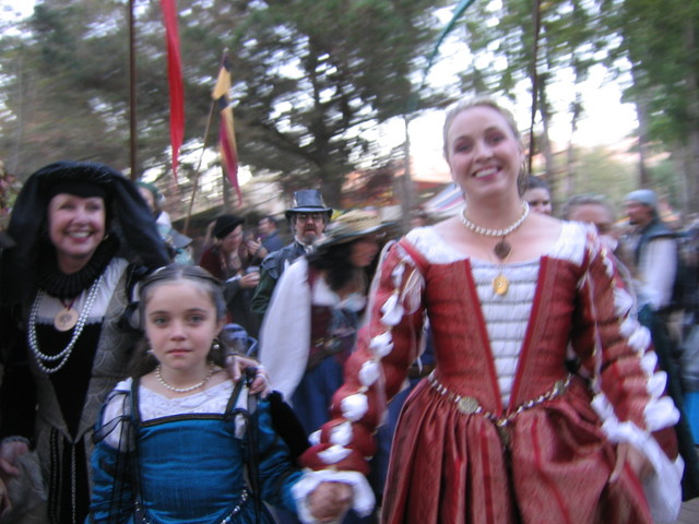 10/08/05 - The Bride in her wedding parade