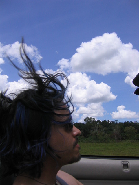 Top down. 80 MPH