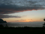 sunset over Hanalei Bay