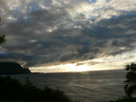 sunset over Hanalei Bay