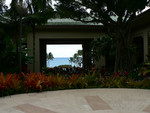 view as you enter the Grand Hyatt, Po'ipu