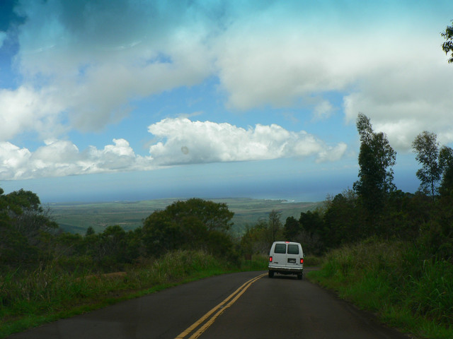 driving back down is steep