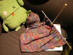 almost through the Increase Rows - just one repeat left