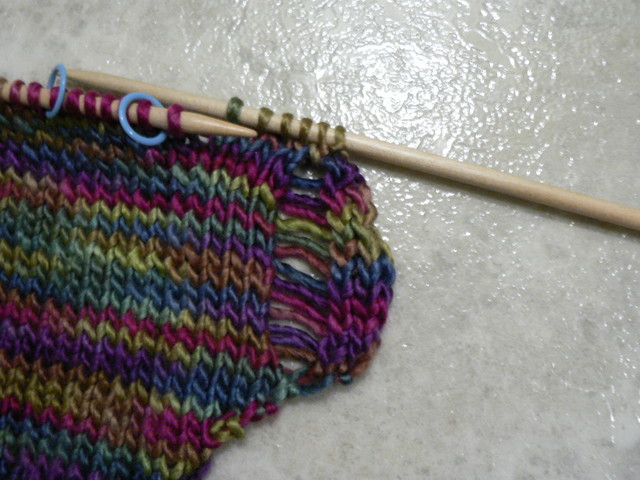 first Dropped Stitch !