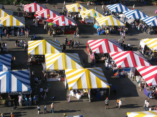 stalls, below