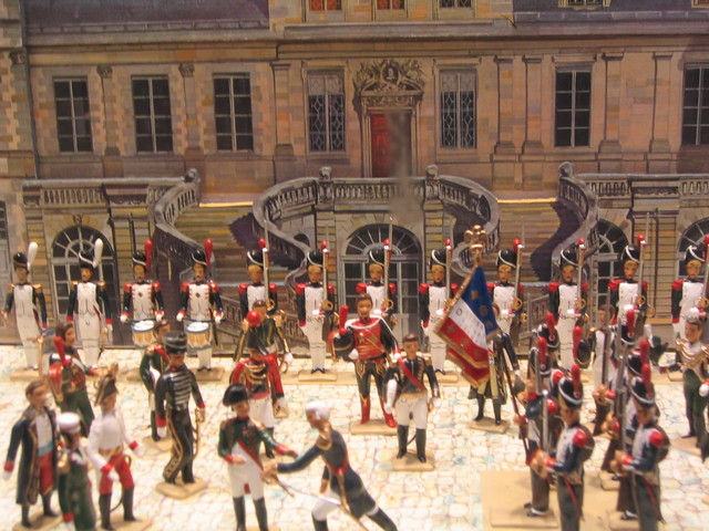 Miniatures in a
store window