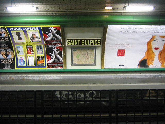 Line 4, Saint Sulpice
our local stop