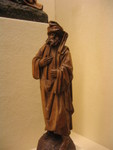 Cool wood figure,
with cool caption: