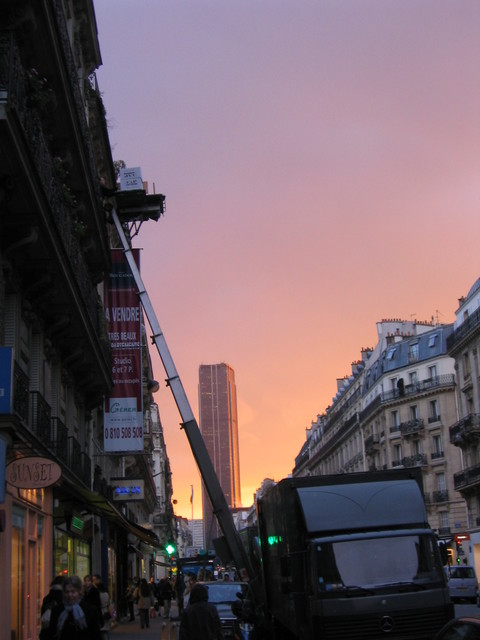 As we walk up to Montparnasse