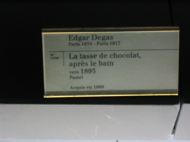 "La tasse de chocolat,
apres la bain"
Uh, yes please.