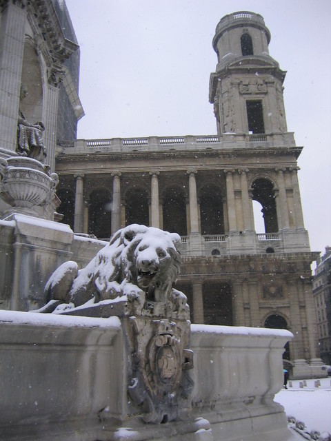 St. Sulpice et neige