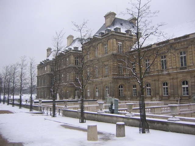 Jardin du Luxembourg
et neige