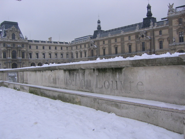 Le Carrousel du Louvre
(et neige)