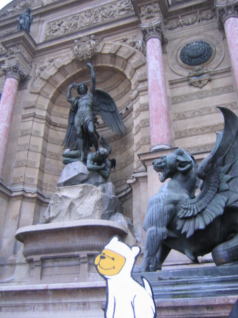 Bumperpup at Place St. Michel