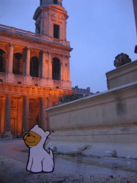 Bumperpup at St. Sulpice