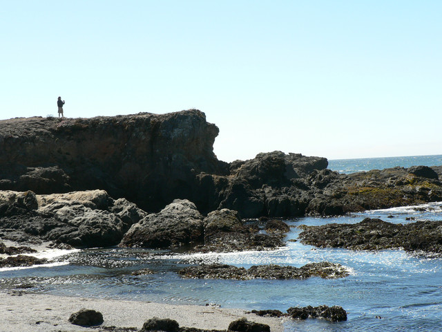 Jim on the rocks