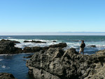 Jim on the rocks