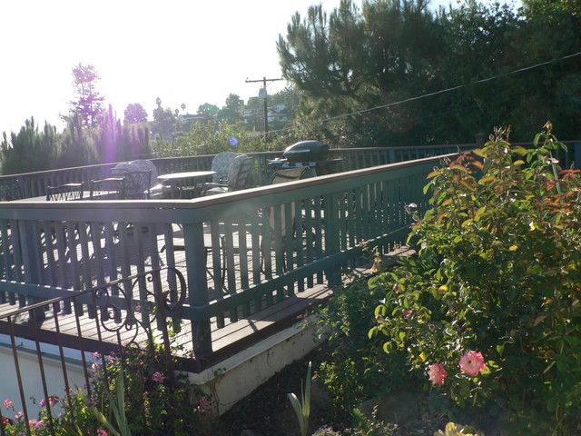 the front deck