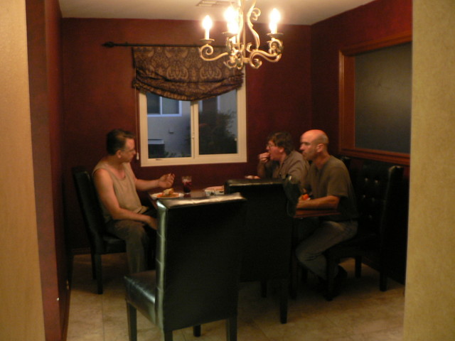 less formal of two dining rooms