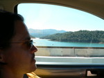 crossing Lake Shasta
