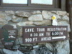Bumperpup wasn't allowed in the Oregon National Caves!