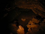 it was very damp in the caves
