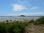 at the beach in Crescent City