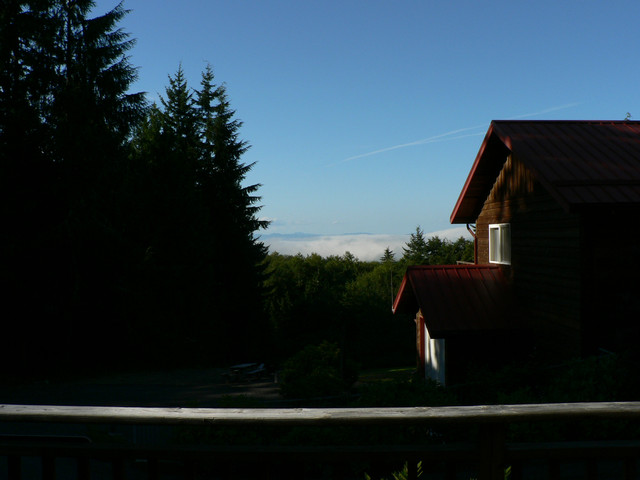 view of Canada from Walker's Guest House