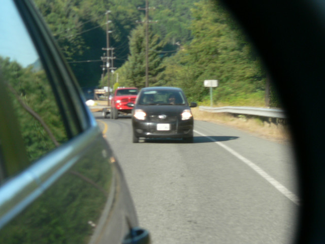 Beths' car with Dan, Steve and Anna in it!