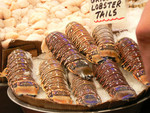 lobster tails at Pike Place Market