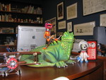 Animal and Reptile,
in Paige's office