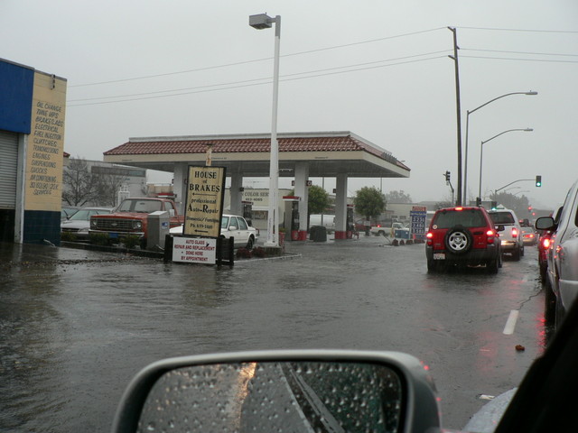 Flooding in San Rafael on Jan. 4