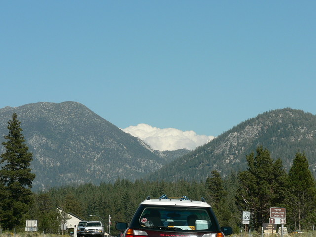 mountains hold off the clouds