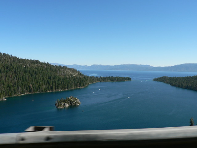 Fannette Island, looking out into the Lake