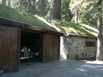 courtyard and cute sod roofs