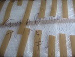 This is the message we found written on the inside bubble wrap.