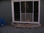 A better picture (but still not great) of the new back step.