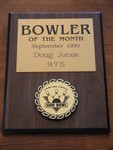 An award for one of those rare times when everything comes together while bowling. It's probably the most together I've been considering this includes across all leagues.
