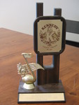 Fall 1986 marching band Director's Loyalty and Service Award