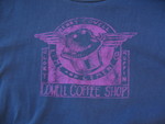 A Cowell Coffee Shop t-shirt by Peter Lasell